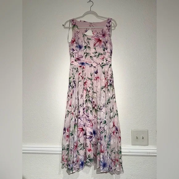 Marchesa NottePleated Blush Dress size 4